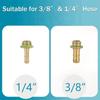 Extendable Watering Rod Features Brasses Hose Connectors Rotatable Head for Outdoor Plant Vehicle Washing
