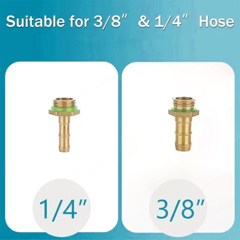 Extendable Watering Rod Features Brasses Hose Connectors Rotatable Head for Outdoor Plant Vehicle Washing