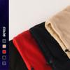 Drawstring Fleece Balaclava Hat Solid Color Pullover Cap Casual Masks Hood Beanies  Cycling