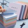 Reliable Adhesive Notes Morandi Colored Memo Notes Smooth Writing Paper
