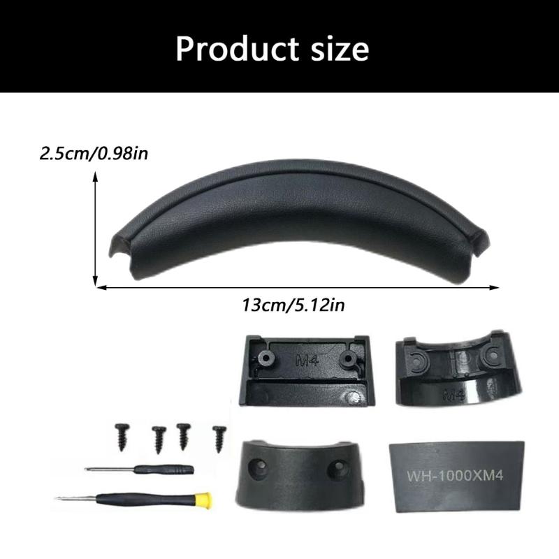 Replacement Headband Cushion For WH1000XM4 Headphones Headbeam Pad Soft Protein Leather Padding Comfortable Wear