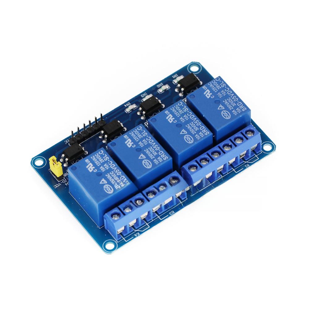 Modul releu cu 2 canale protejat cu optocuplor (5V / 12V) pentru Extindere MCU