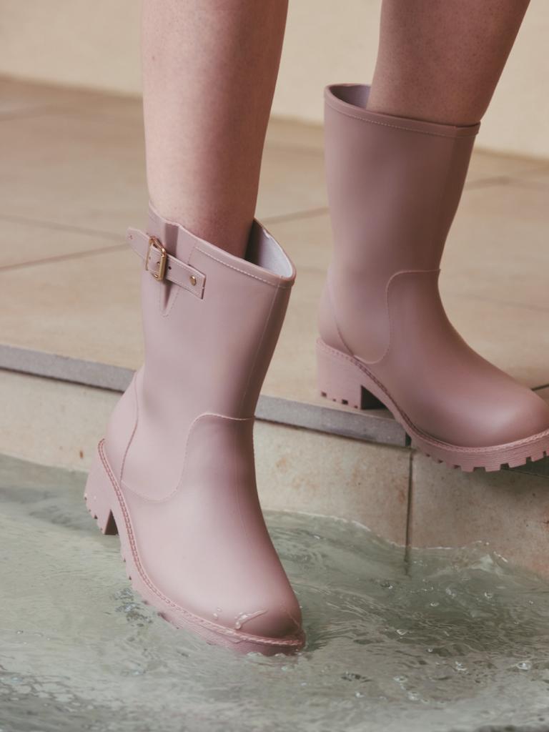 Komorebi Museum Km059 Original Classic Wide Mid-Length Rain Boots I 4 Colors (Type A)