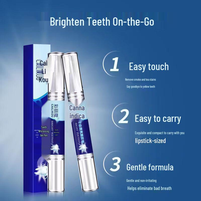 Teeth Whitening Pen - Removes Stains, Brightens & Cleans Yellow Teeth