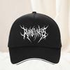Retro Washed Baseball Cap for Unisex Women Gothic Street Punk Round Hat Casual Outdoor Sports Hat