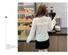 Autumn Winter 2025 Stylish Slimming French Fleece Lace Layer Top