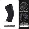1 Pcs Compression Knee Support Sleeve Elastic Breathable Knee Pads Brace Springs Gym Sports Protector Basketball Volleyball Run