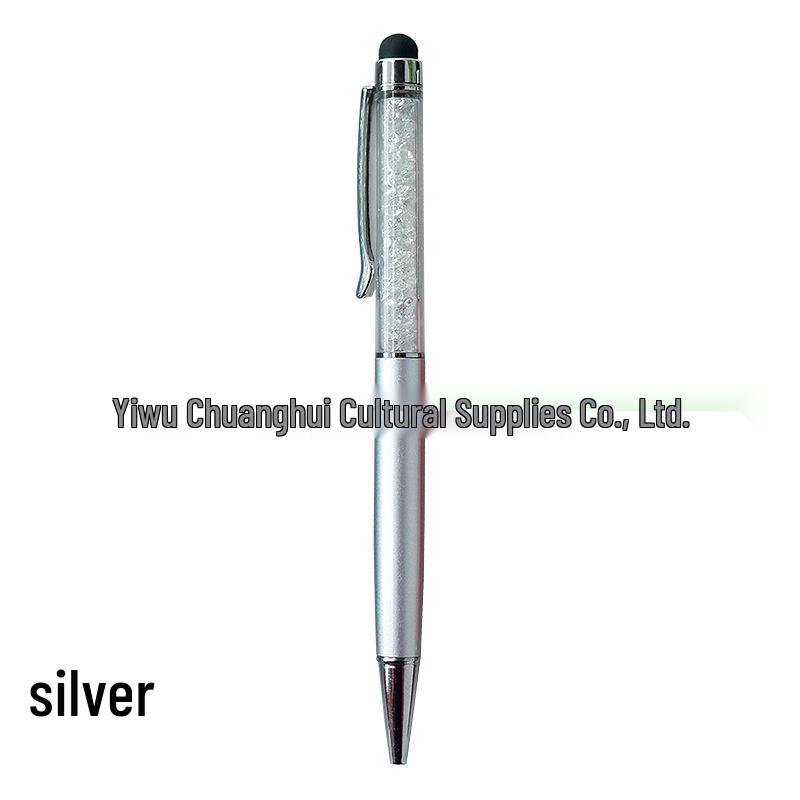 Crystal Rhinestone Ballpoint Pen with Capacitive Touch Screen – Custom Logo Gift Pen.