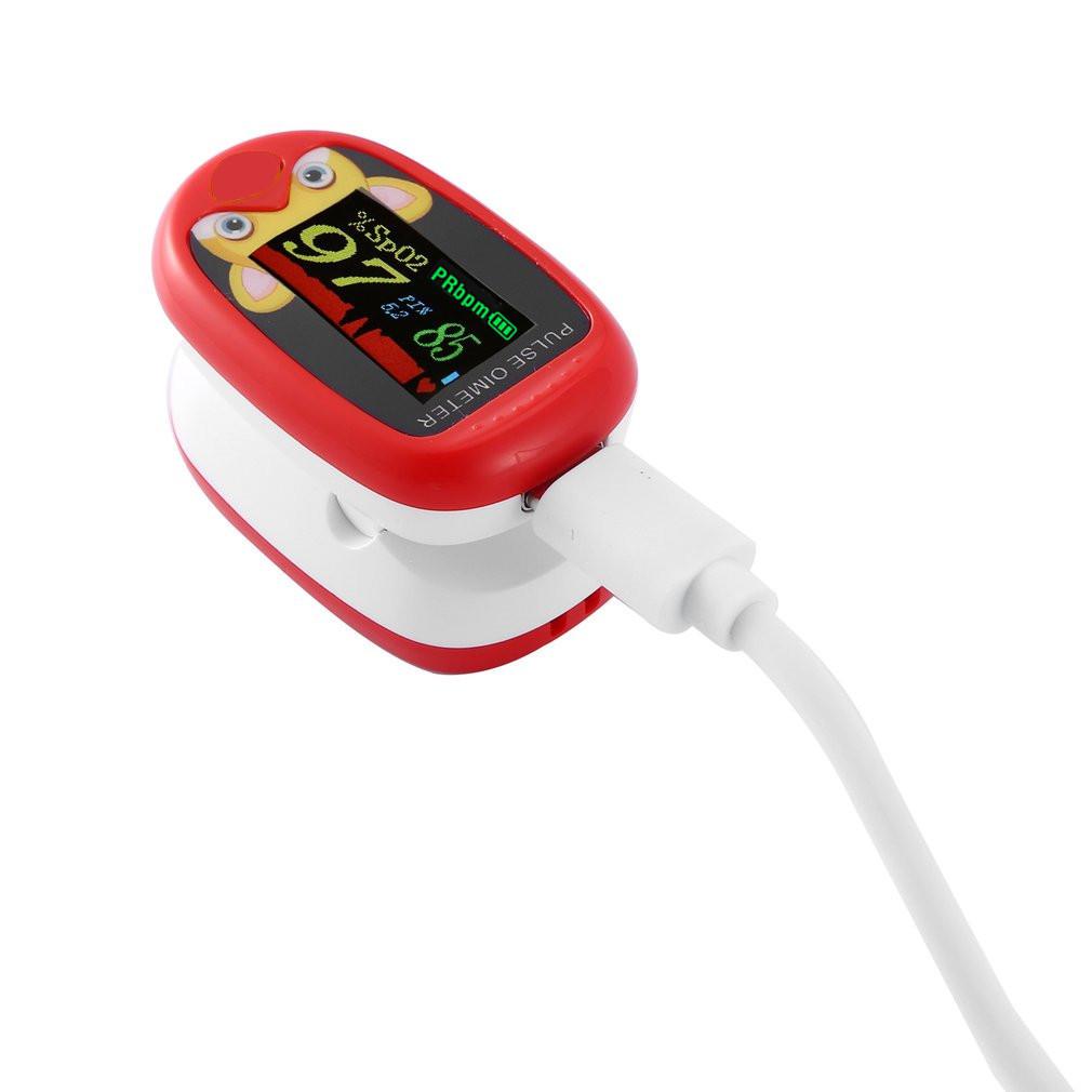Children's Finger Pulse Oximeter - Blood Oxygen Saturation Monitor