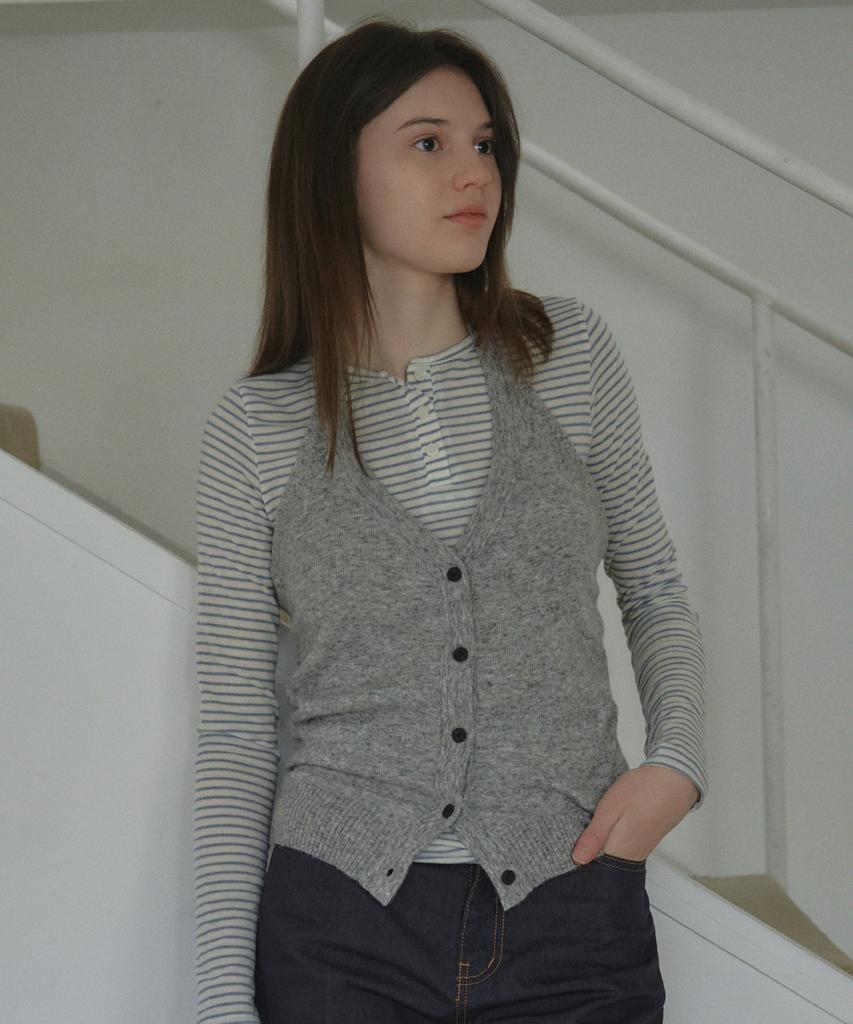 ELLIOTI Zenia Wool Tencel Stripe Ts_4Color