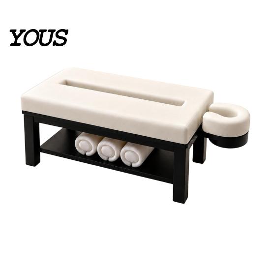 Miniature Spa Furniture Mini Massage Table Business Card Holder, Creative Organizer with U-shaped Headrest Therapy Room Decoration And Towel, Display