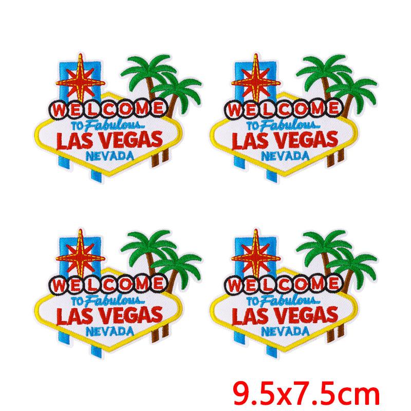 10Pcs USA Independence Day Embroidery Patches, Flag Eagle Bow Iron On Patches for Clothing Backpack Jeans DIY