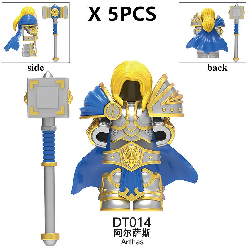 medieval Warcraft Strom Guard Featuring Arthas Accessories Scenes Building Blocks Figures Toy for Children Gifts DT8902 DT8904