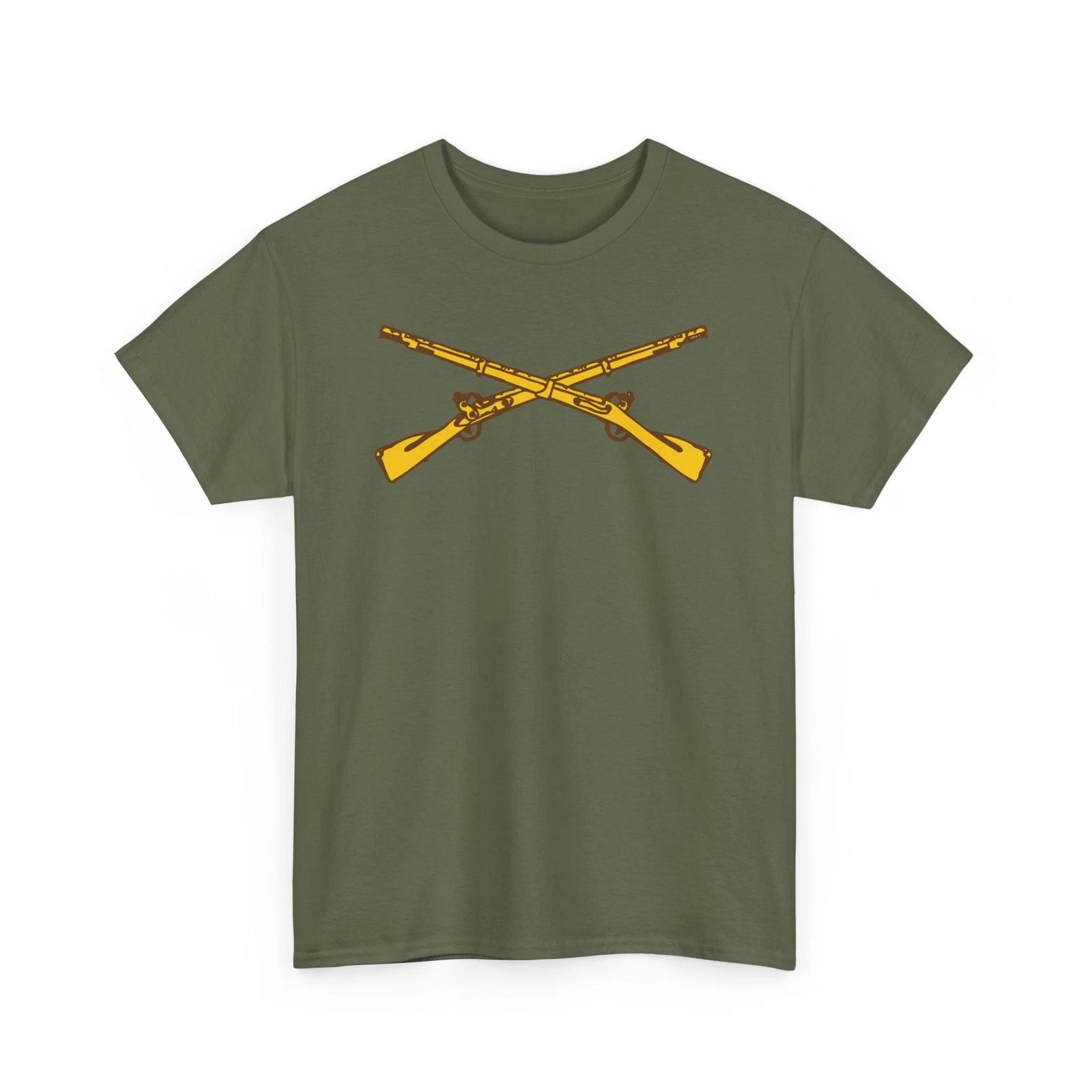 US Army Infantry - Military Logo Graphic Gildan Cotton Tee M