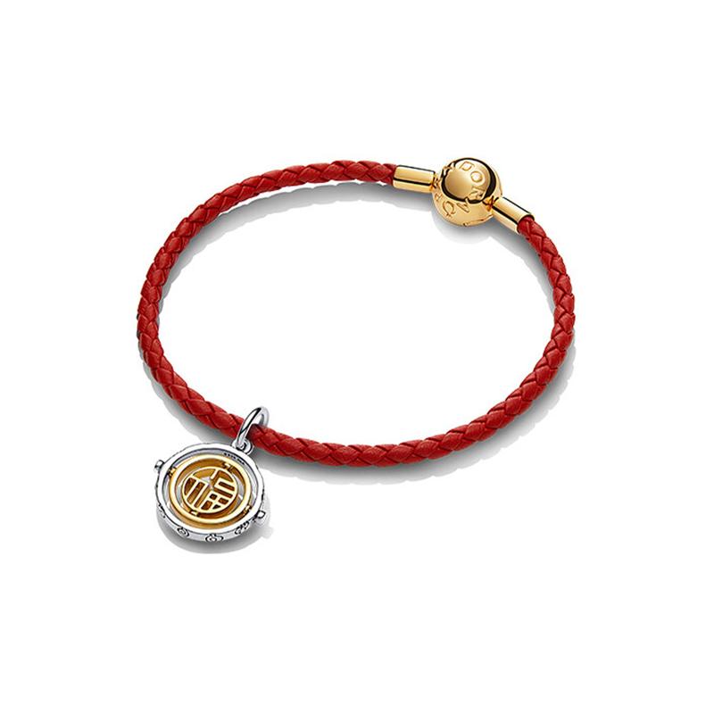 Pandora Lucky Rabbit Linmen Weaving Bracelet Women's Style zt2583