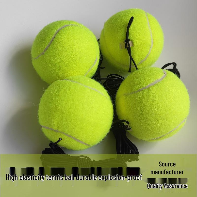 Adjustable Solo Tennis Rebound Trainer with Elastic Cord Rubber