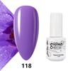 GELPOLISH Nail Art Set: Base, Top Coat, Transparent & White Gel Polishes