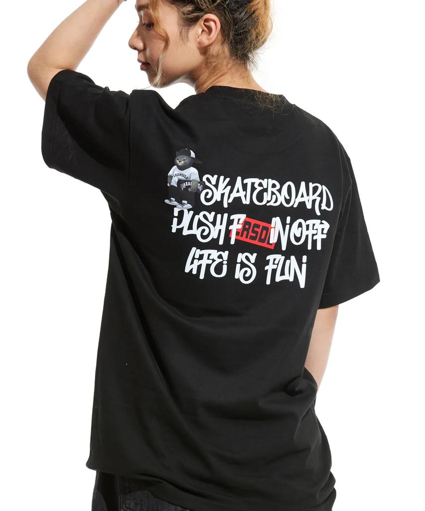 CREAM SODA LAB [2Pack] Backstreet Short Sleeve T-Shirt Black (White) White (Black)