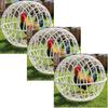 1/3/5PCS Walking Chicken Cage Outdoor Rollable Chicken Cage Removable Safety Cage  Free Range Can Roll and Walk To Feed