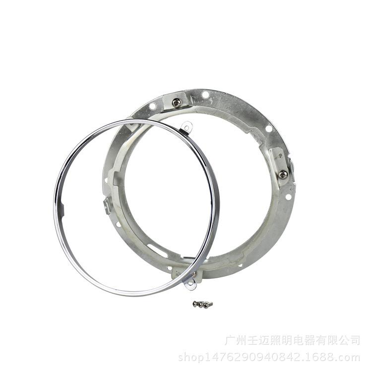 7-Inch Round Jeep Wrangler Off-Road Headlight Protection Bracket