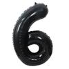 40 Inch Black Number Balloons for Birthday Party Decorations, Anniversary and Celebration Decor