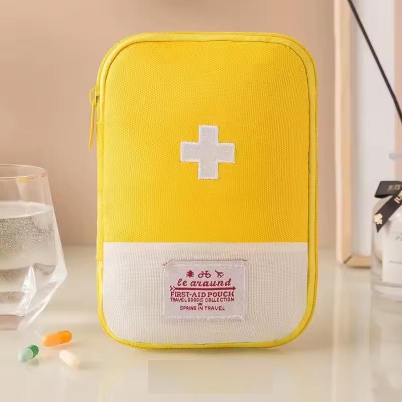 High-Capacity Portable First Aid Kit, Travel Medicine And Medication Storage Bag Oxford Cloth Organizer Box Emergency Survival