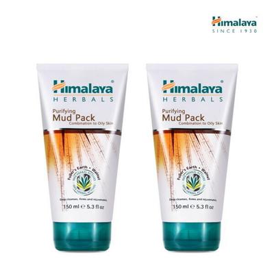Himalaya Lermask Avsköljbar 150ml x2