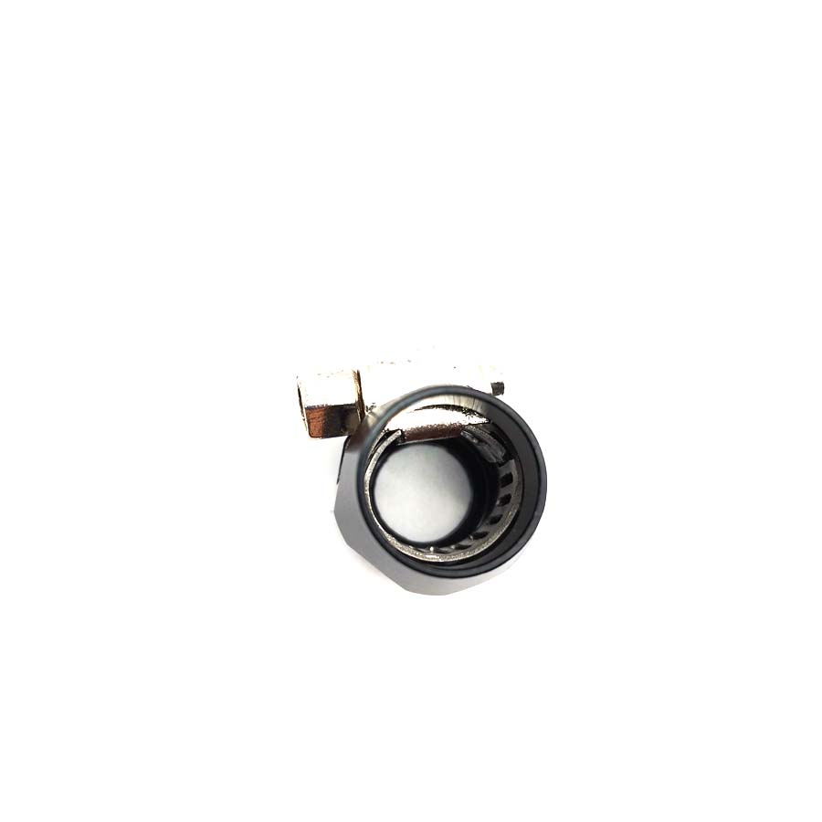 4Pc Fuel Oil AN4 12mm Aluminium Lightweight Anodised Reusable Black Hose Fittings Finishers Clamps Tube Hose AN-4 Black