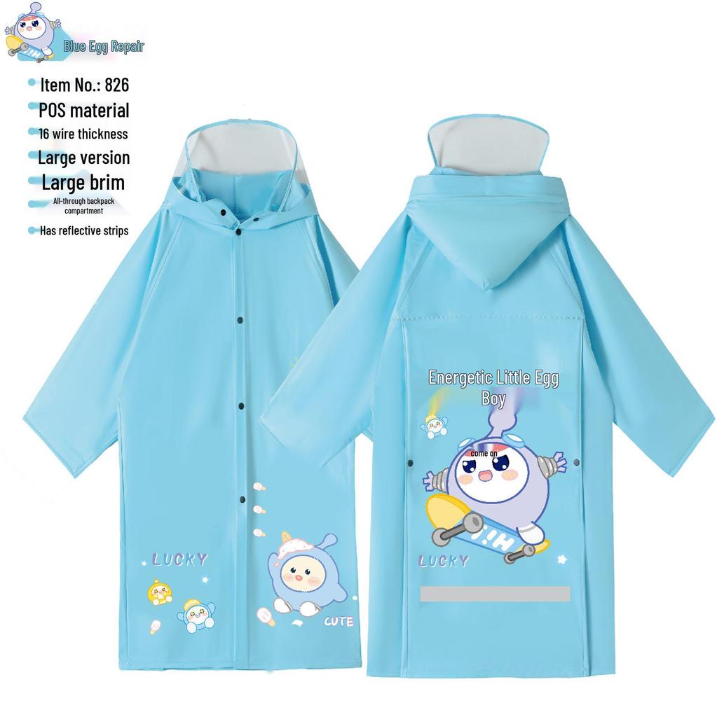 Full-Body Waterproof Kids' Raincoat - School-Friendly, Stormproof Design for Boys & Girls