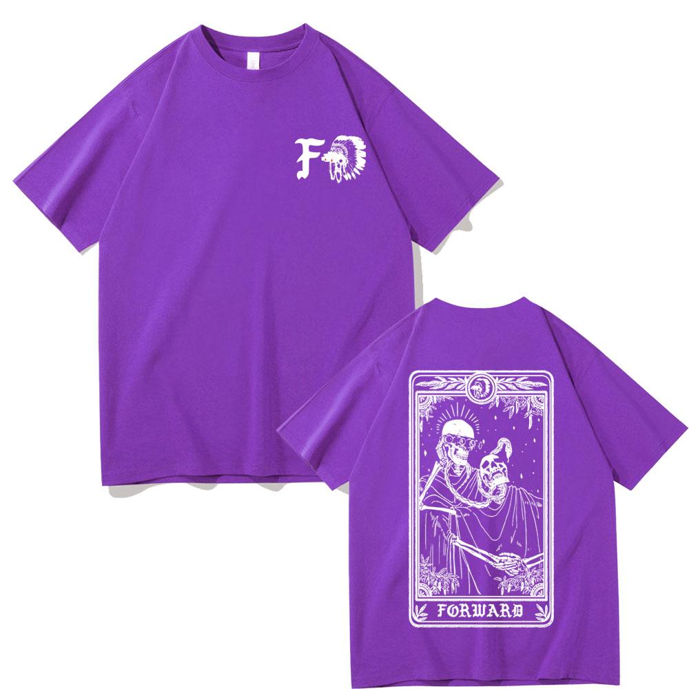 Forward Observations Group Skelett Grafik T-Shirt Herren Rock Oversized T-Shirts Unisex Mode Streetwear Unisex Damen Gothic T-Shirt
