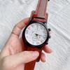 Watch Men Large Dial Sport Watches Leather Strap Oversized Quartz Wrist Watch Army Military Clock Relogios Masculino AVE