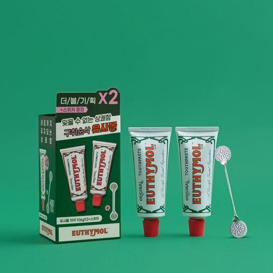EUTHYMOL Toothpaste 106g Double Promotion (106g + 106g + Squeezer)