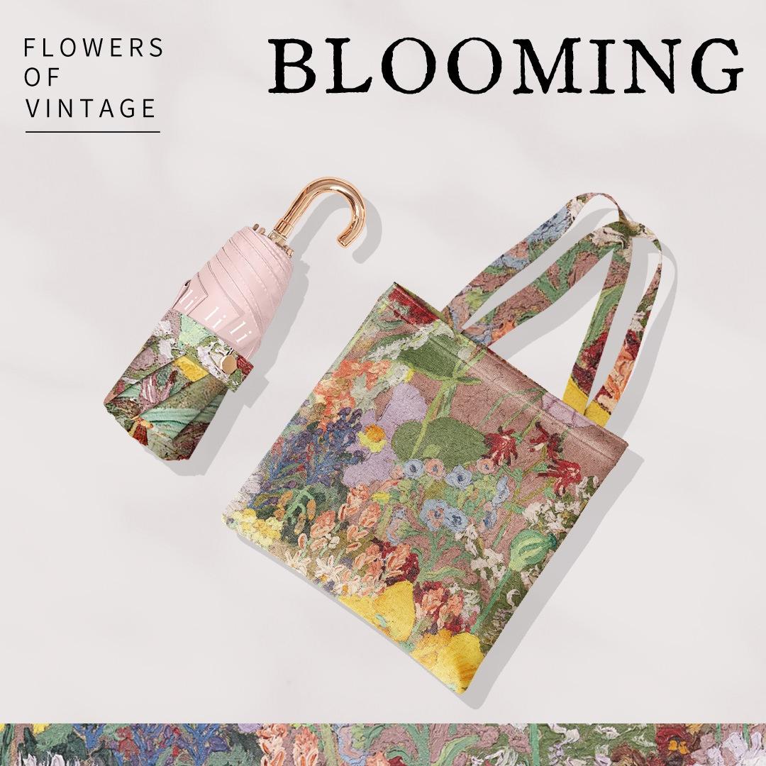 

Компактный изогнутый крючок портативный французский масляный 5-слойный маленький золотой крючок устойчивый к УФ-излучению и дождю солнцезащитный зонт