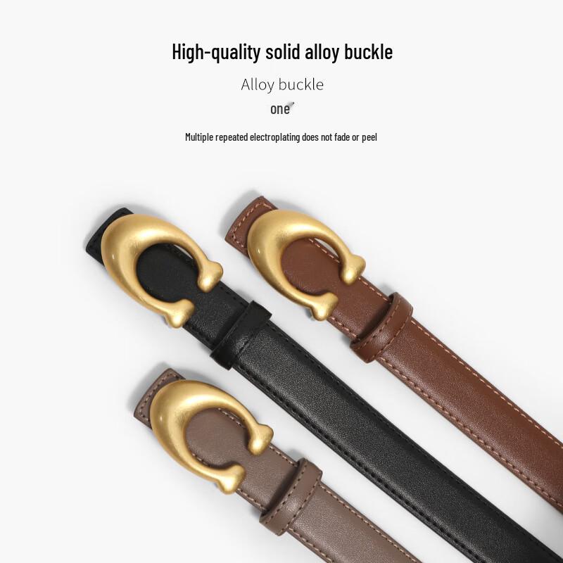 Dámský kožený pásek JEVI s přezkou