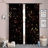 Rainbow Pink Shiny Printed Curtains Children's Room Bedroom Living Room Study Decorative Curtains 2 Pieces Home Decoration