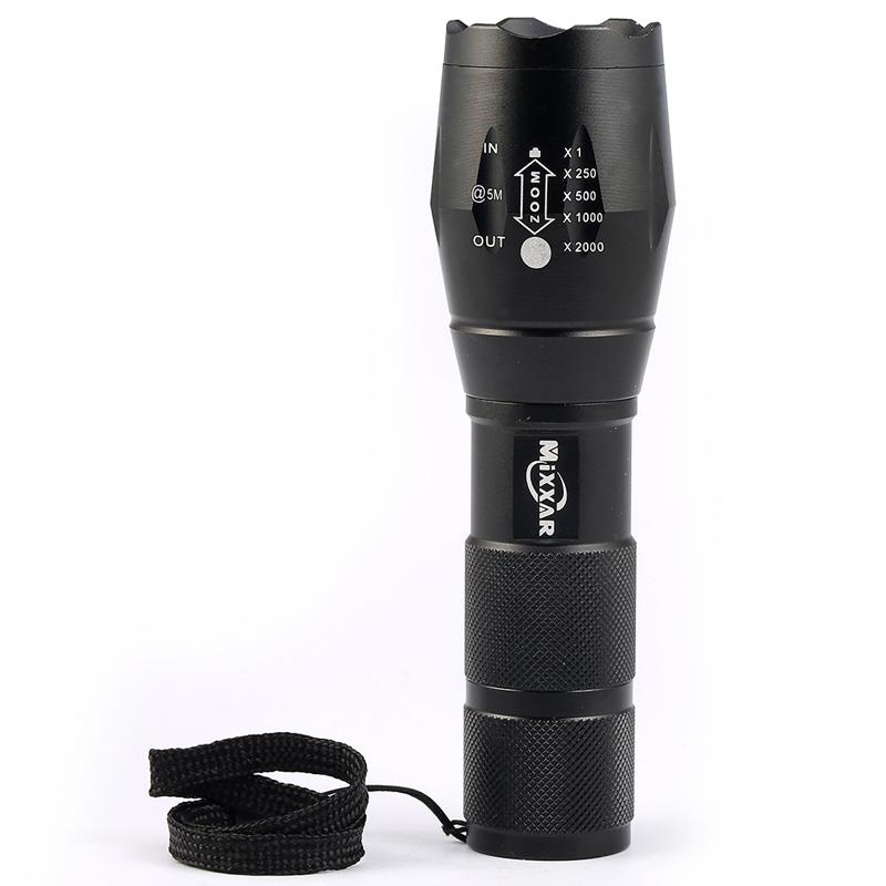 ZK30 8000LM Powerful Waterproof LED Flashlight Portable LED Camping Lamp Torch Lights Lanternas Self Defense Tactical Flashlight