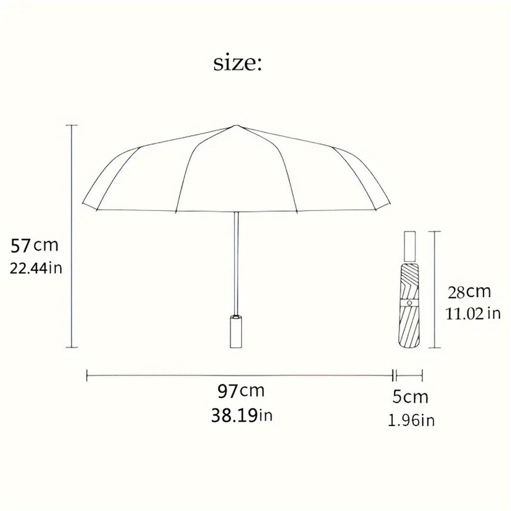 1pc Automatic Open/Close Umbrella with Fairy Tale Ballet Ballerina - Lightweight Retractable, Auto Folding Canopy, Elegant Flo