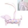 Stylish PU Leather Dachshund Keychain Fashionable Animal Bag Charm For Women Girls Fashion Handbag Accessories