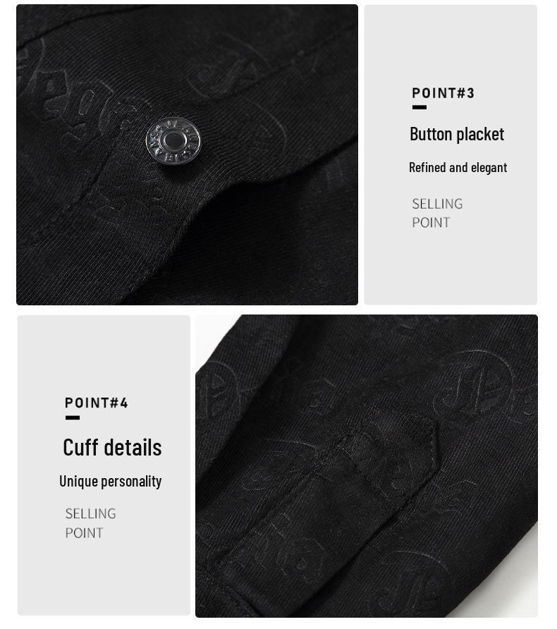 Autumn Casual Plus Size Men's Jacket - Trendy Extra Large, Up to 400 Jin