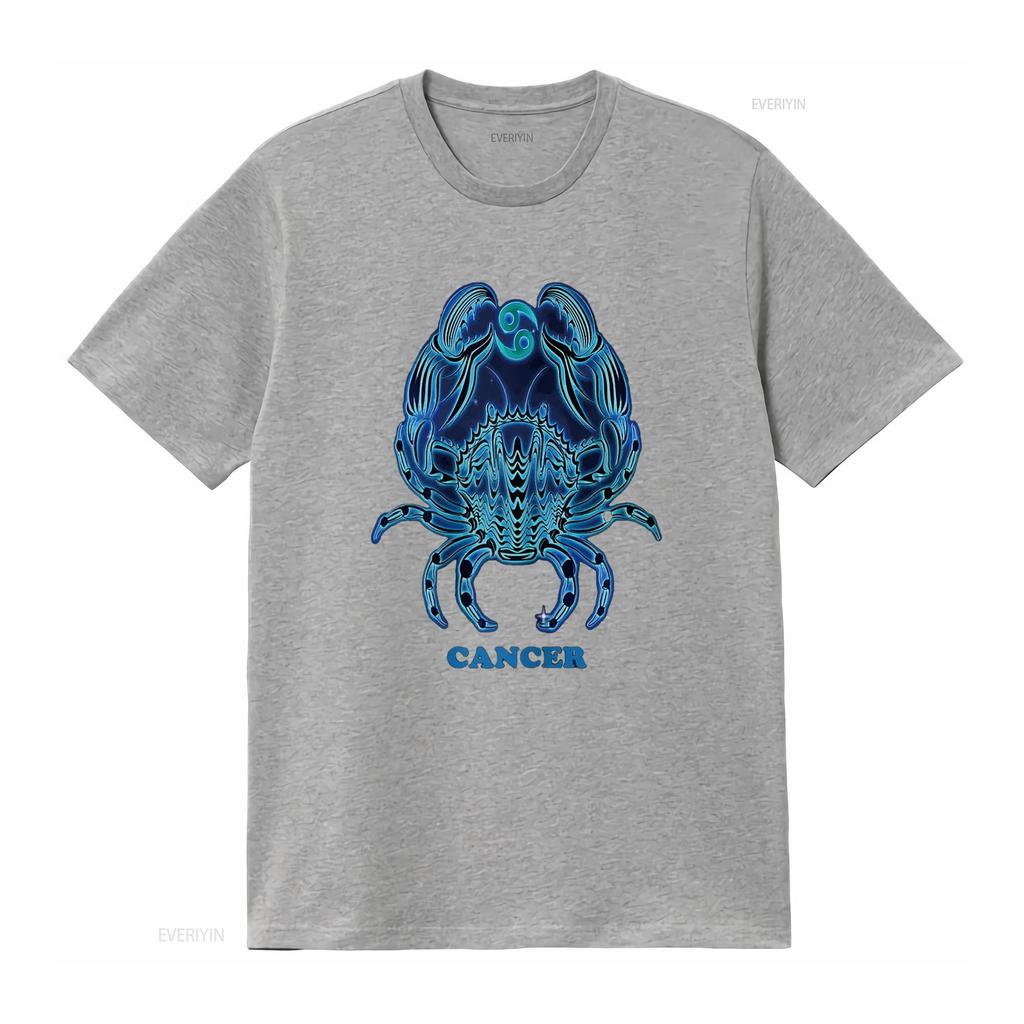 Cancer Personality Astrology Zodiac Sign Horoscope Design T Shirt vintage Washed designer clothes Top For Everyday Wear Casual