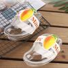 50 Stück Backverpackungsbox Mango-Kuchenbox Transparente Fruchtförmige Verpackungsbox Käse