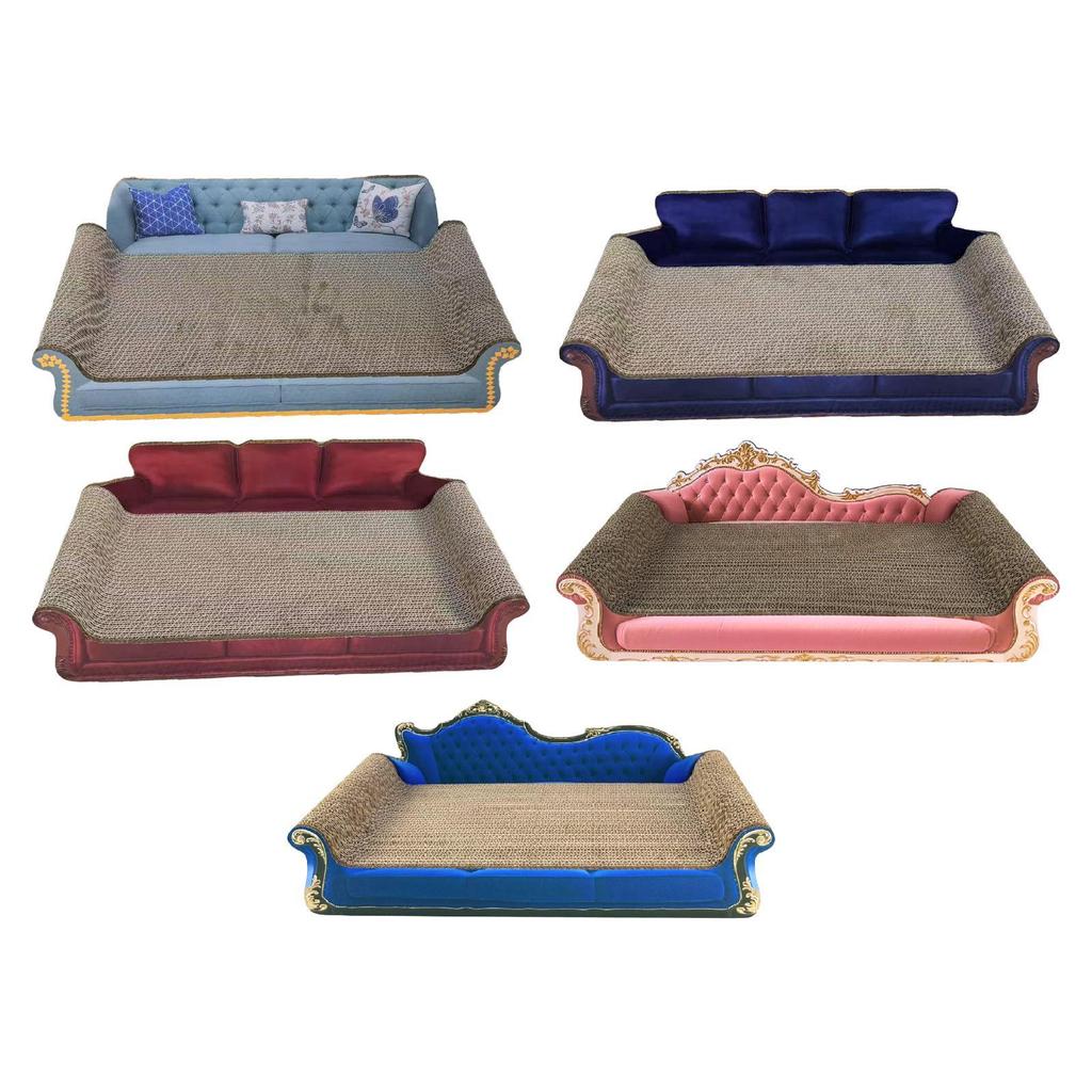 Cat Scratching Board Cat Scratcher Sofa Bed Furniture Protection Toy Pet Sleeping Bed Scratching Pad for Kitten Resting