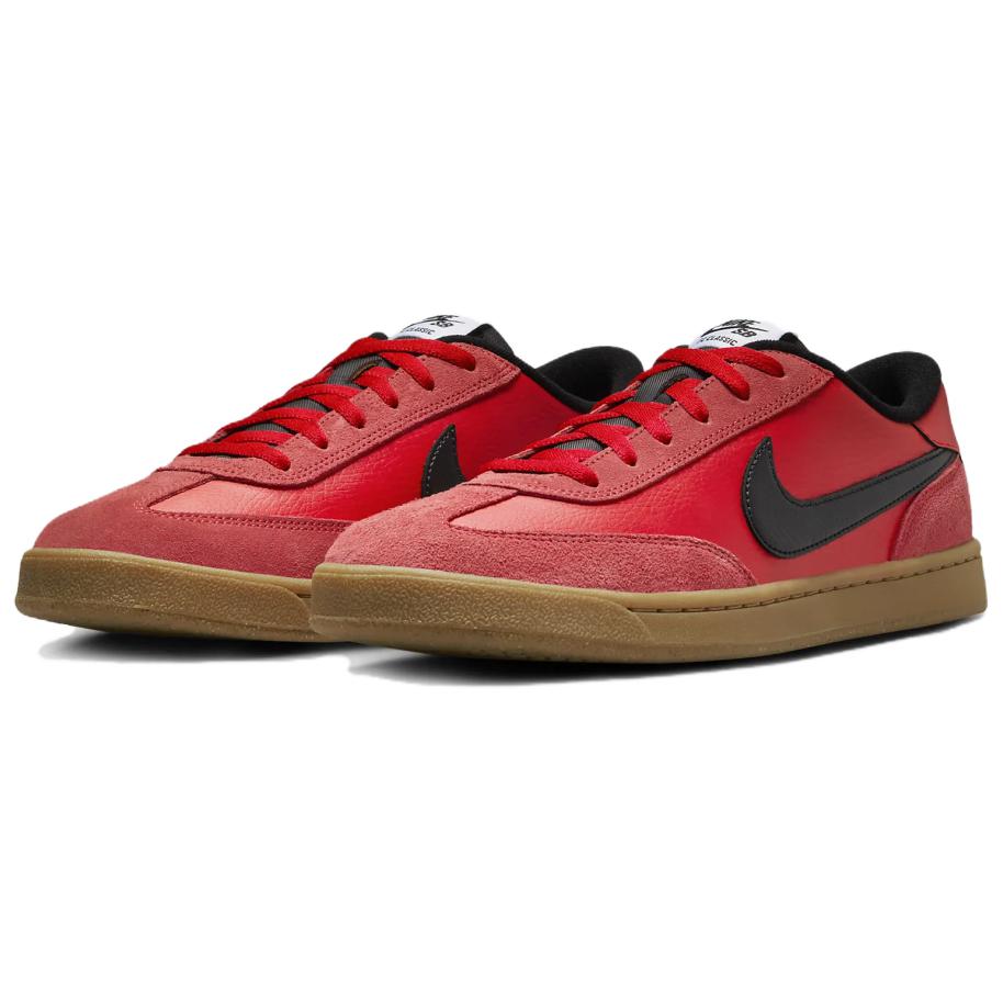 Nike Sb Fc Classic 'University Red Black Gum' Skateboard Shoes 909096-600