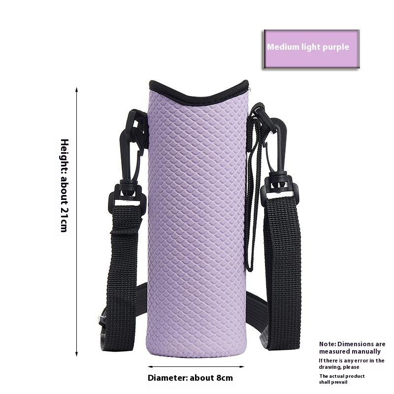 Přenosný obal na láhev na vodu Izolovaná taška Přenosný s popruhem Pouzdro na láhev na vodu Rukáv na kelímek Rukáv na vakuovou láhev Kempingové příslušenství