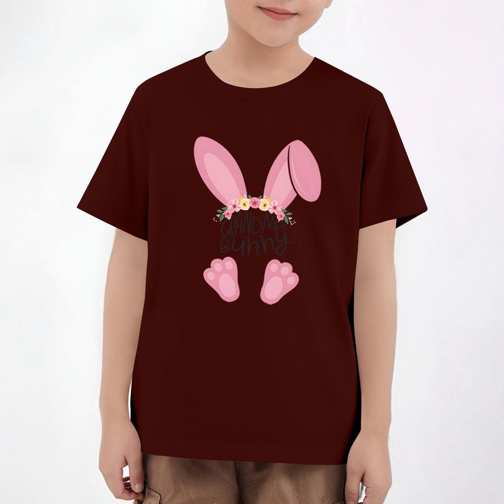 Easter Children's Neck Short Sleeve Print Top