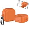 1 Pcs Protective Cover With Secure Lock & Stand For Samsung Galaxy-Buds 4/4pro Earphone Cover Leather Frame Protective Case