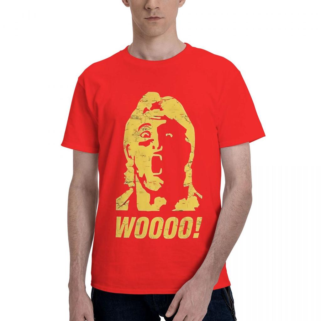 Ric Flair Woooo 100% Baumwolle Lässig Atmungsaktiv Bequem Oberteil Lustiges T-Shirt Für Männer Herren Kleidung