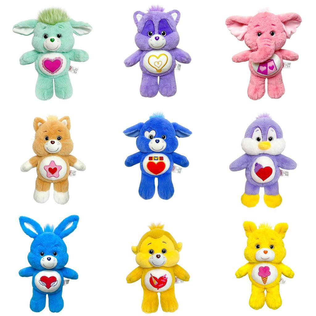 Soft And Cuddly Care Bears Plush Toy Series Including Heart Animal Friends In Rainbow Colors