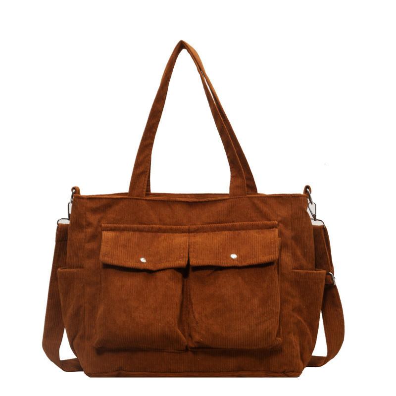 2024 New Velvet Shoulder Bag Women Urban Simple Style Large Capacity Crossbody Bag