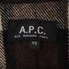 A.P.C. Check Pattern Jacket XS Brown Men's Used